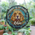 Cocker Spaniel Golden Memorial Stained Glass Effect Suncatcher